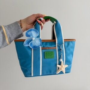 Vintage Coach Hampton Turquoise Mini Bag